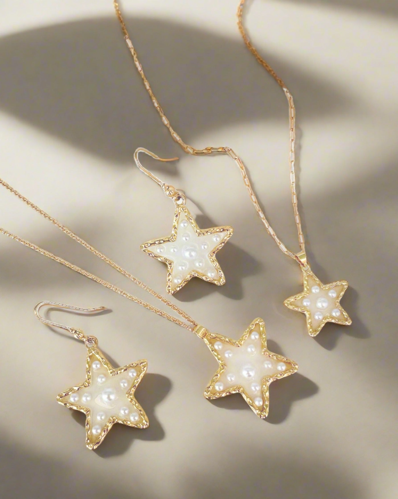 Starlit Pearl Necklace