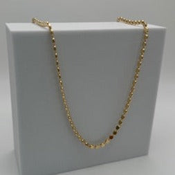 The Dotted Flat Bead Necklace