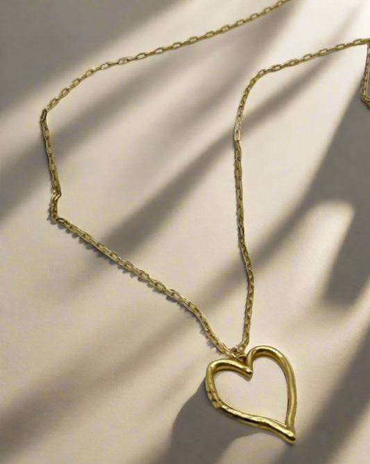 The Imperfect Heart Pendant Necklace