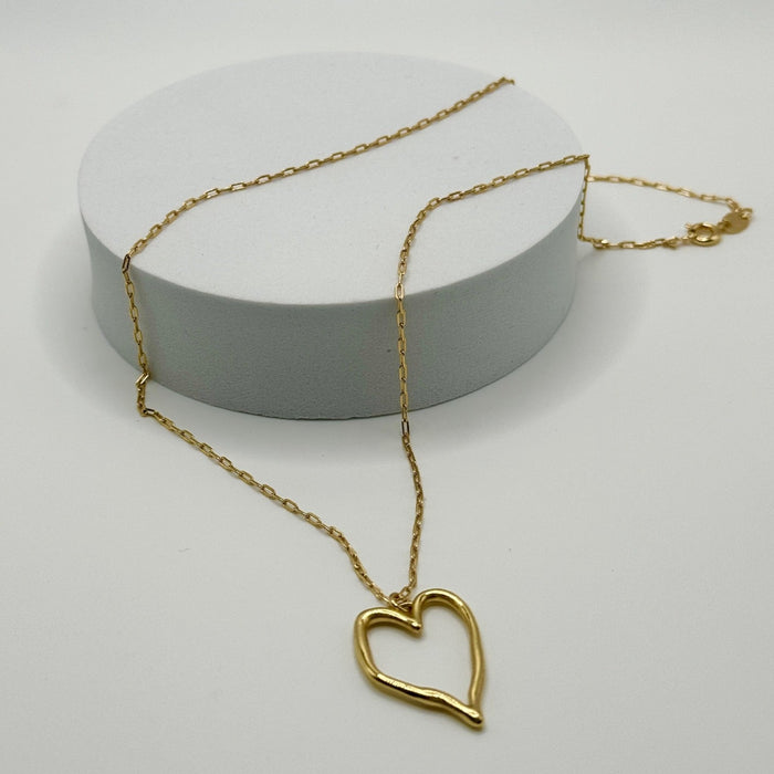 The Imperfect Heart Pendant Necklace