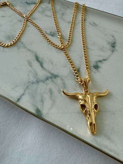 The Toro Skull Necklace